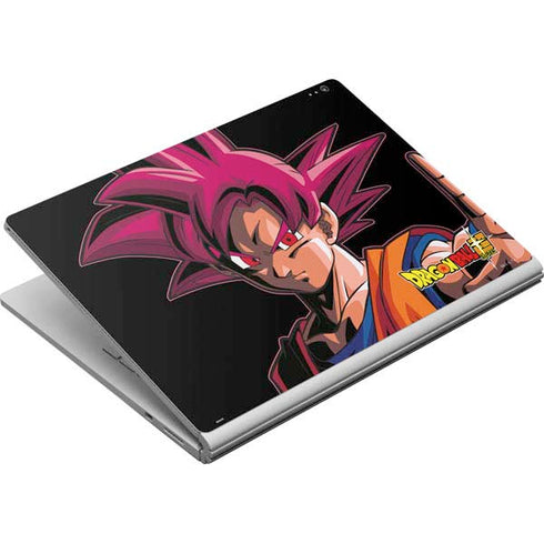 Dragon Ball Super Goku Portrait Super Sayan 4 Surface Book Skin